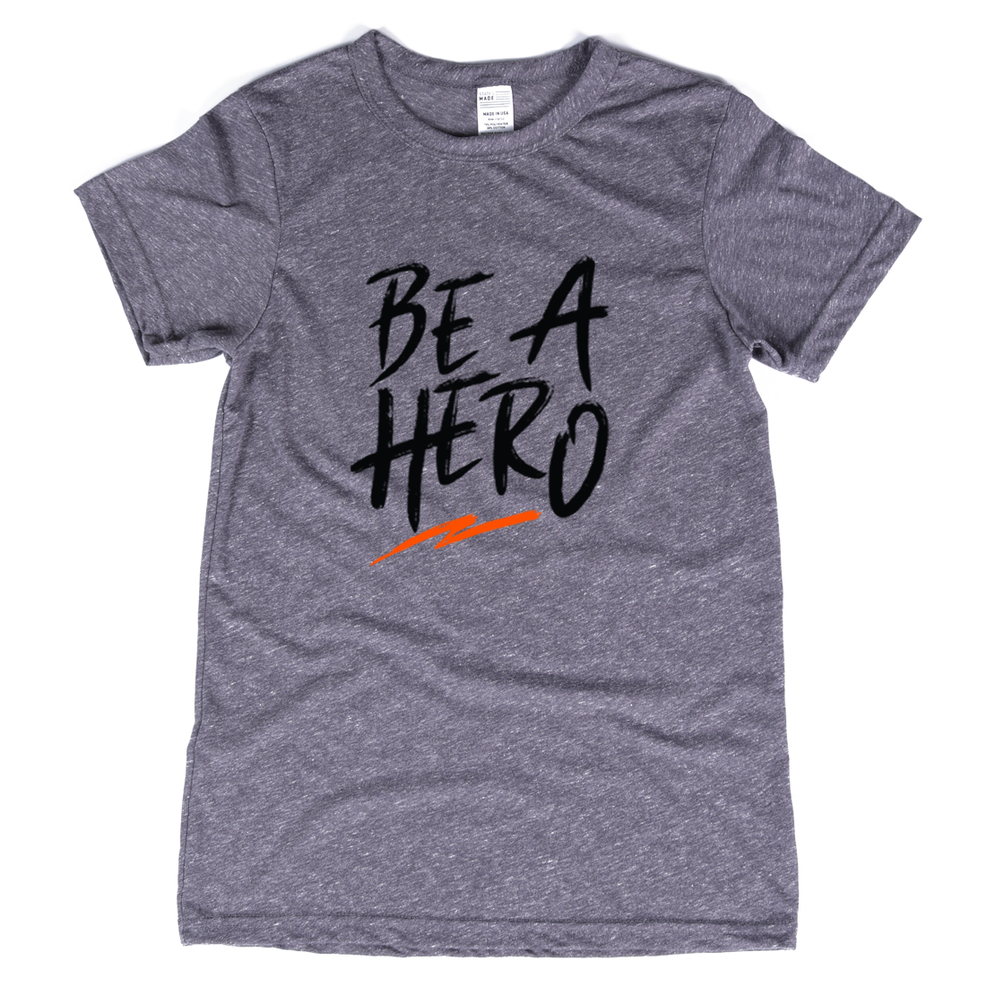 Be A Hero Logo Crew T-Shirt