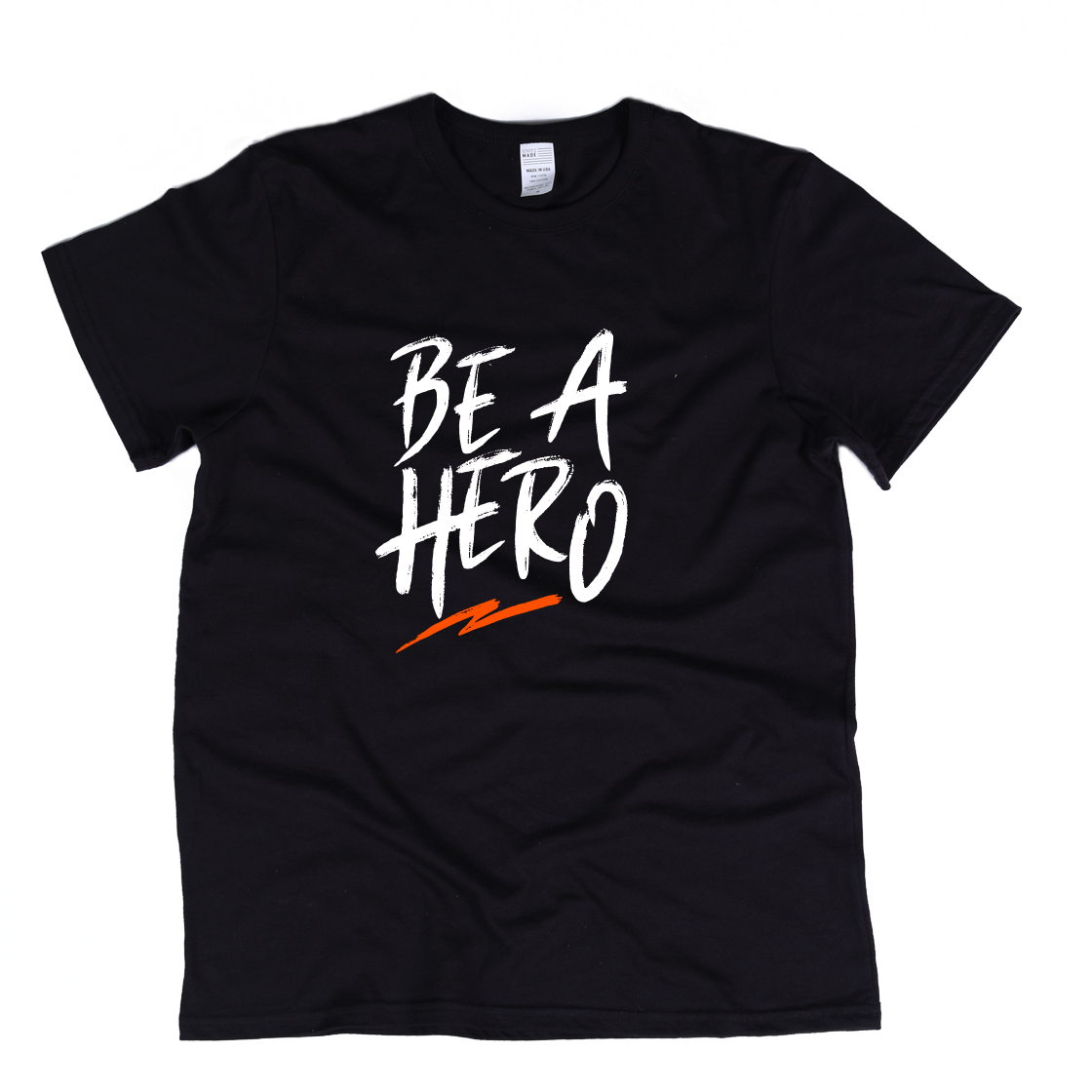 Be A Hero Logo Crew T-Shirt