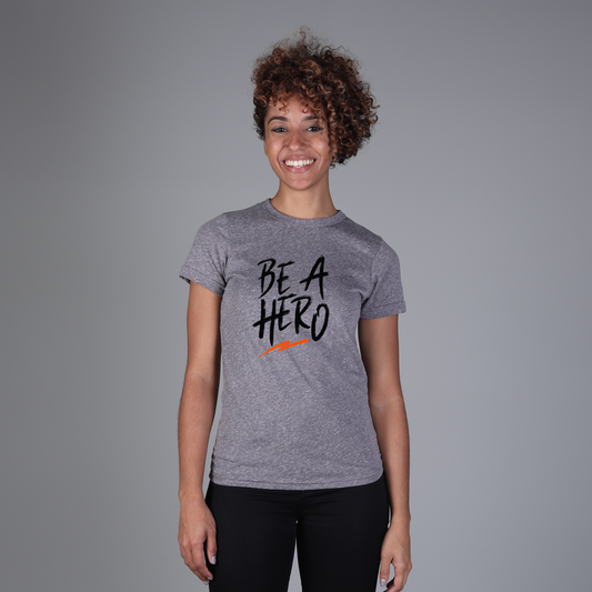 Be A Hero Logo Crew T-Shirt